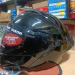 STUDDS TROOPER DV Glossy Black Flip-Up Modular Helmet (ISI & DOT Certified)