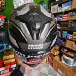 STUDDS Trooper D4 Race Decor Flip-Up Helmet – Black / Orange & Grey
