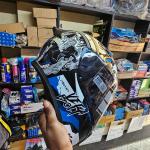 Vega Bolt Crown Men Full Face Helmet – Black Blue