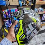 Vega Bolt Superhero Full Face Helmet – Dull Black Neon Yellow