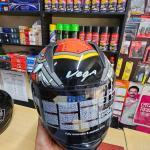 Vega Bolt Superhero Full Face Helmet – Black Red