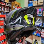 STUDDS Trooper D3 Ventura Decor Helmet – Matt Black N5